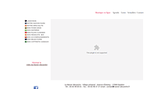 Desktop Screenshot of manoir-alexandre.fr